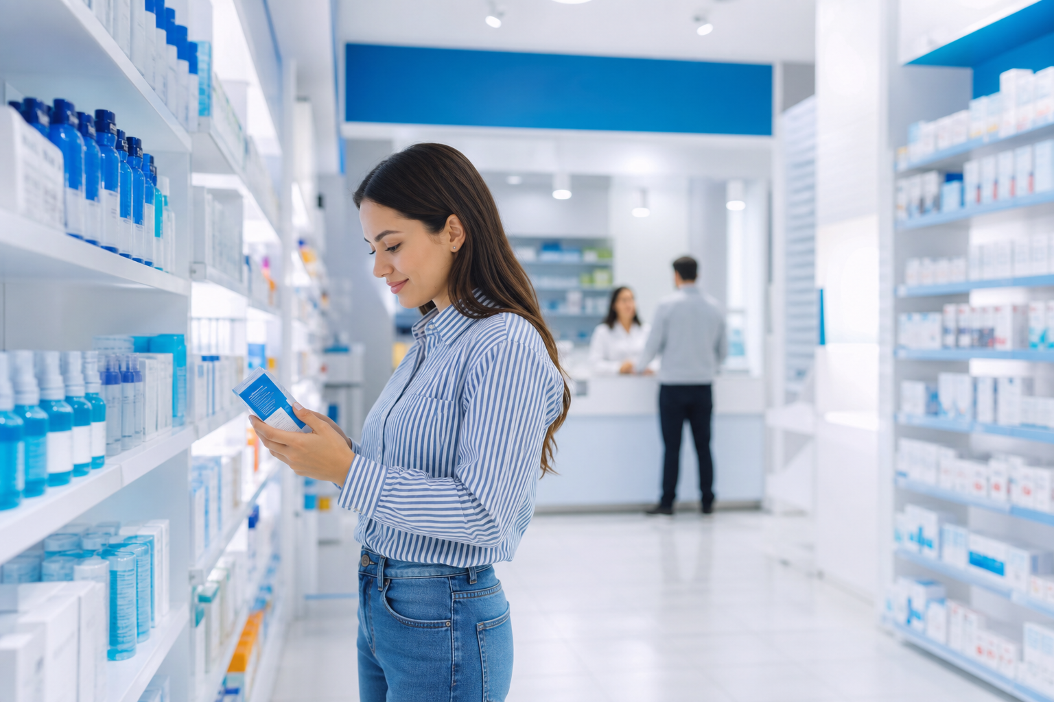 Pasillo de farmacia